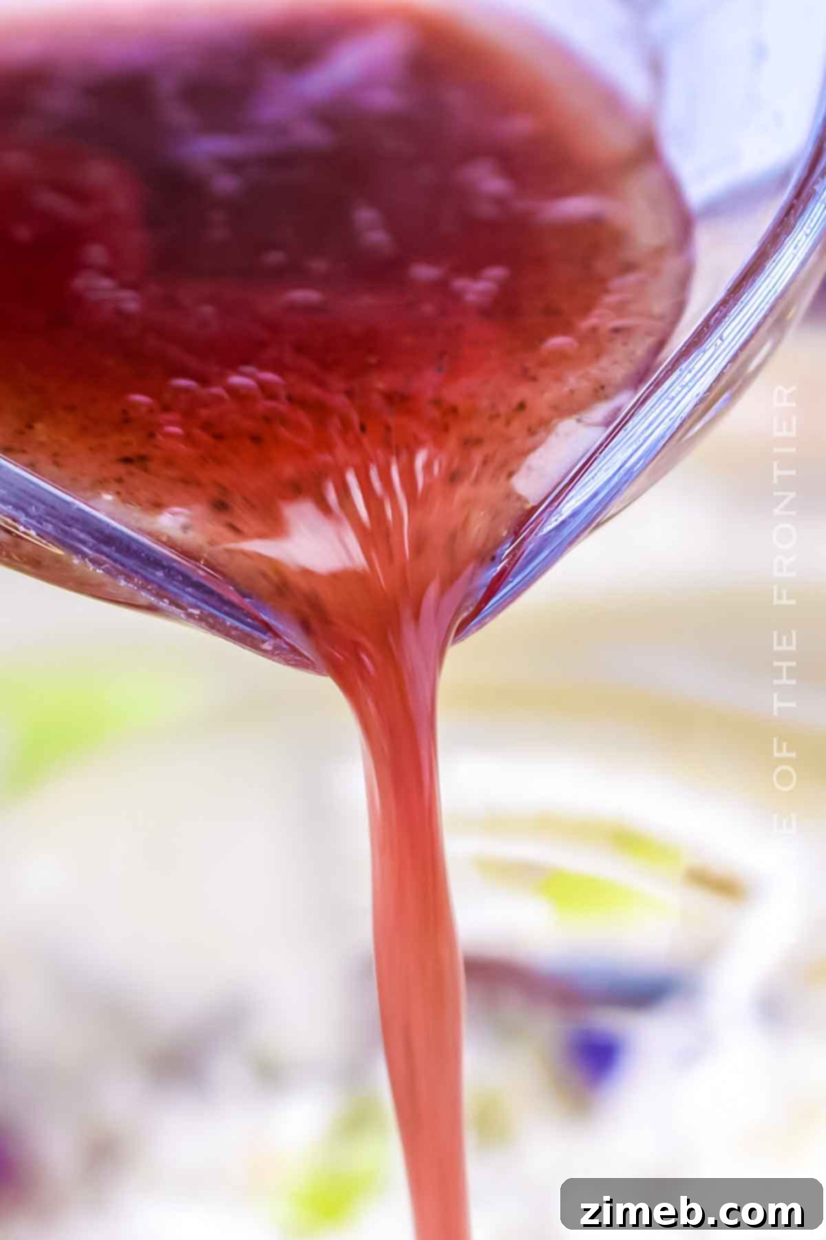 Zesty Red Wine Vinegar Coleslaw 5 Ingredients for Red Wine Vinegar Coleslaw dressing in a bowl, ready to be whisked.