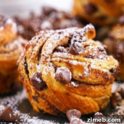 Guilt-Free Keto Cruffin Delights 10 Crescent roll breakfast recipe with chocolate chips