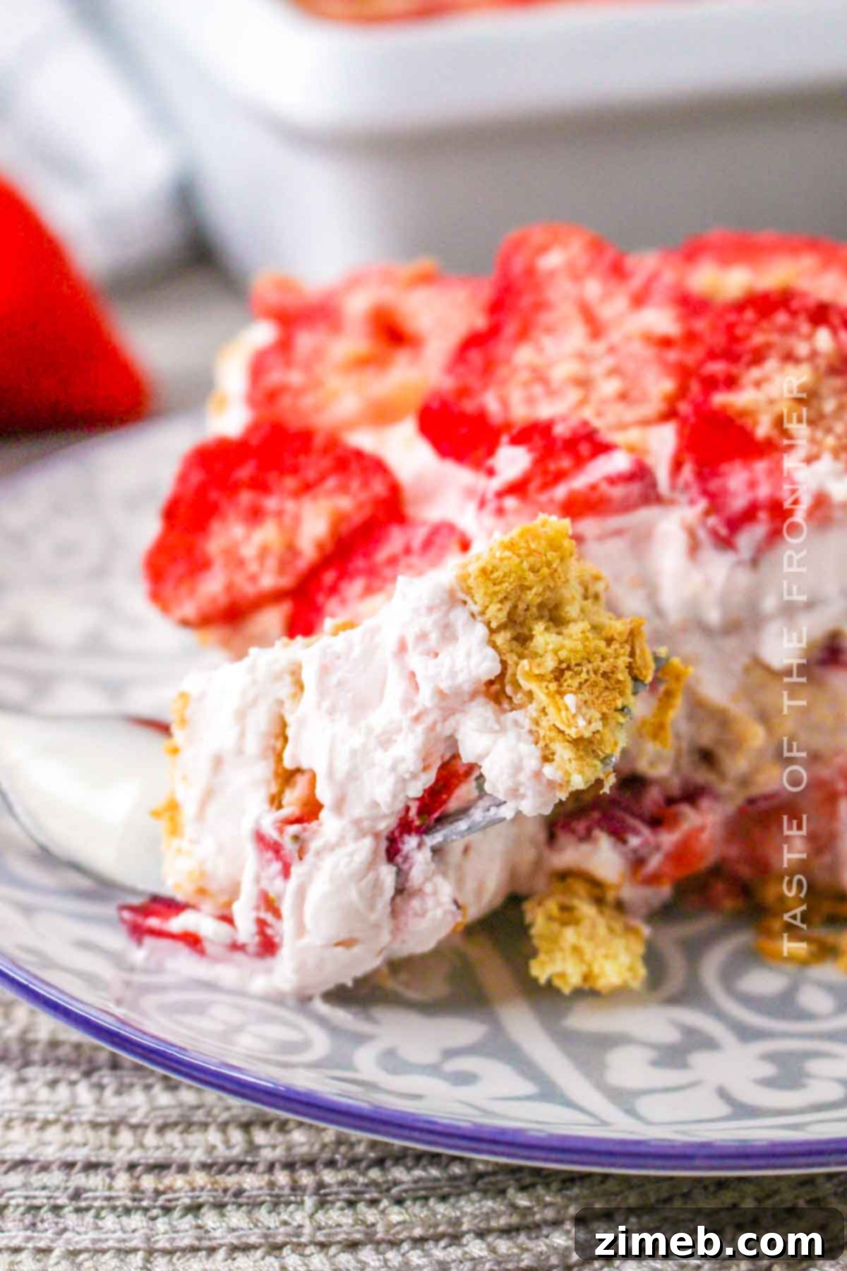 No-Bake Strawberry Dream 15 No bake strawberry dessert for summer