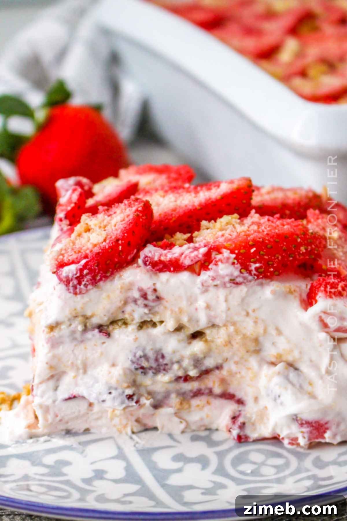 No-Bake Strawberry Dream 8 Old fashioned Strawberry Icebox Cake recipe