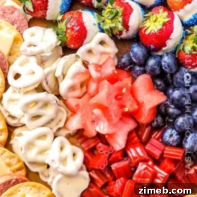 Patriotic Charcuterie Board 17 4th of July Charcuterie Board with patriotic elements