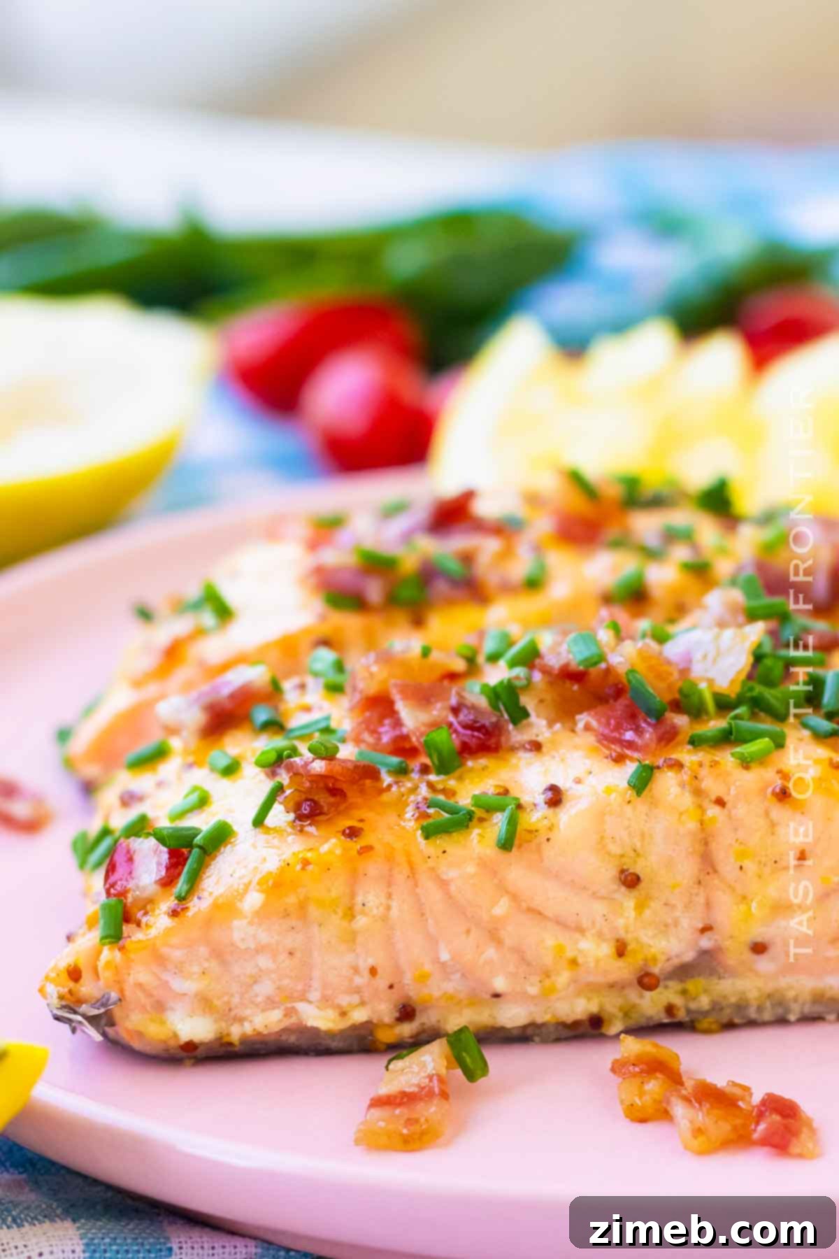 Perfect Air Fried Salmon 2 fish fillet - air fried