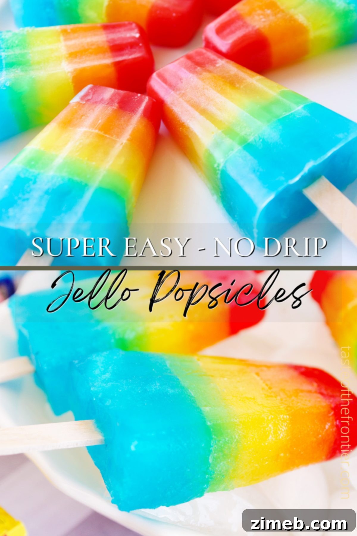 Jello Popsicles