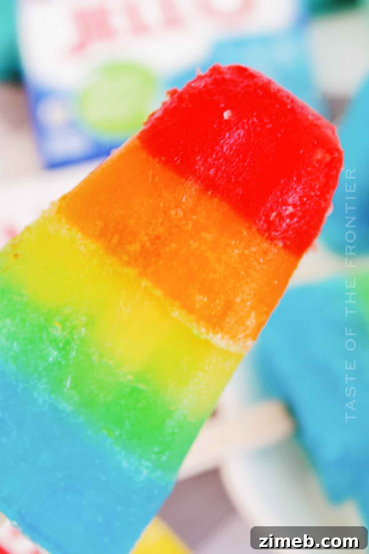 colorful popsicle recipe