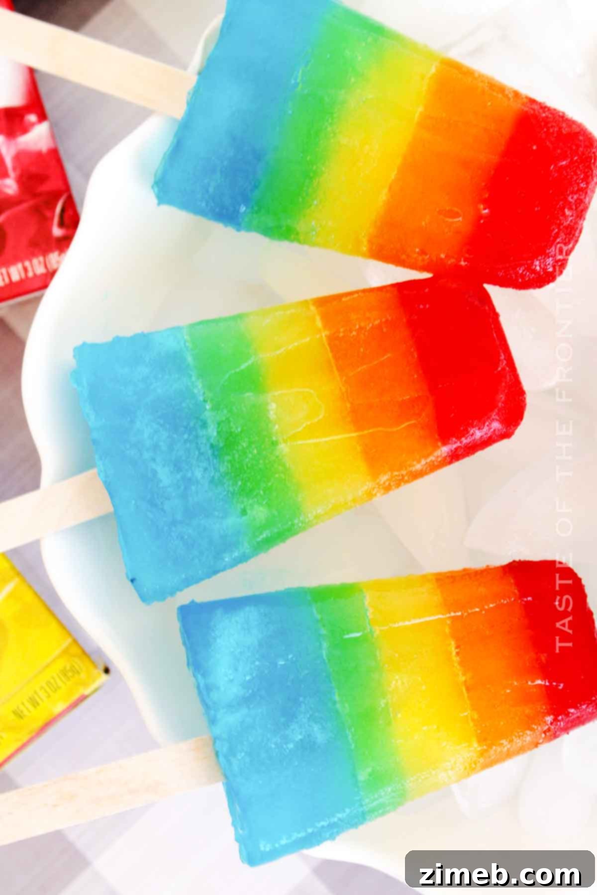 frozen jello dessert