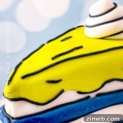 Comic Book Cake - Viral Cartoon Cake