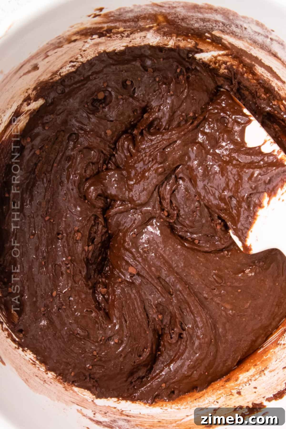 Chewy Fudgy Brownie Cookies 6 Brownie Cookie batter, rich and ready for baking.
