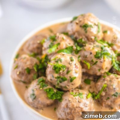 Homemade Swedish Meatballs