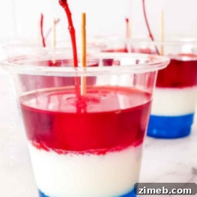 Bomb Pop Jello Shots