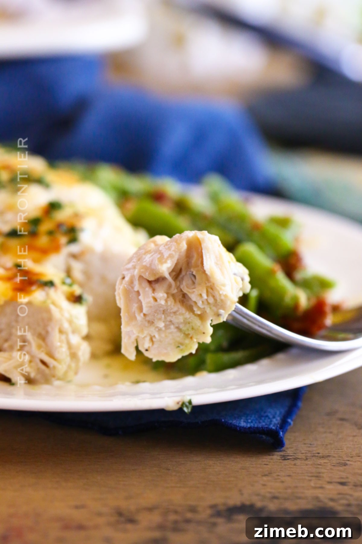 Creamy Mushroom Chicken 16 Baked chicken in creamy sauce ready to be served.