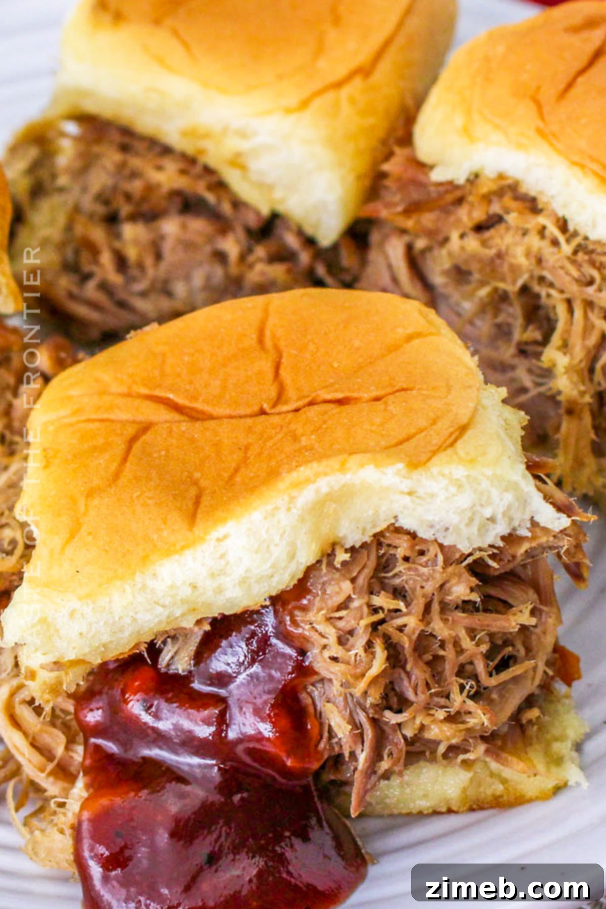BBQ Pulled Pork Sliders 2 Pulled Pork Sliders