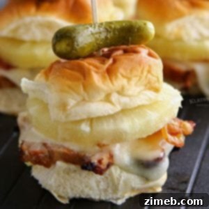 Hawaiian Havarti Pork Sliders
