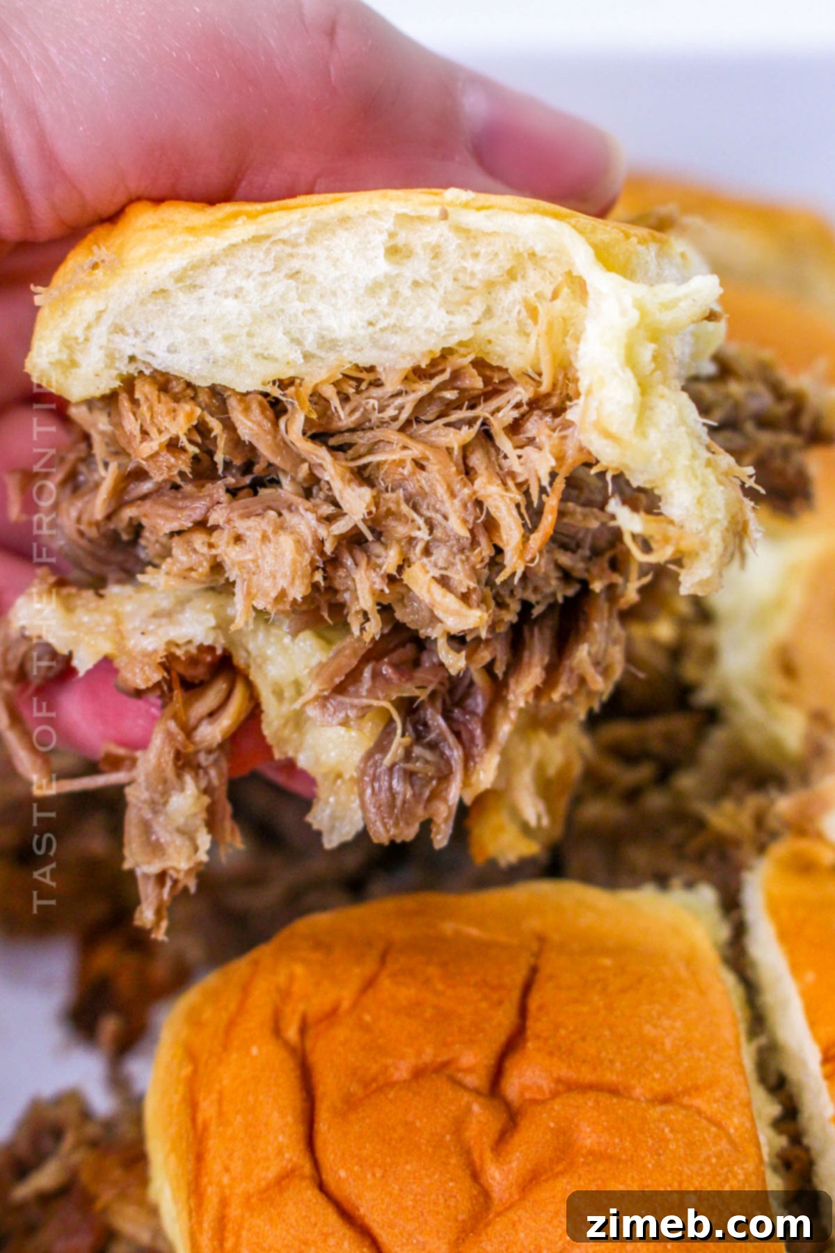 BBQ Pulled Pork Sliders 14 pork party sliders