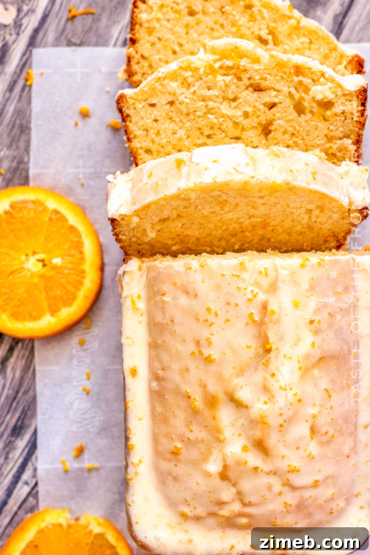 Zesty Orange Loaf 9 Orange Loaf Cake Recipe with a beautiful glaze.