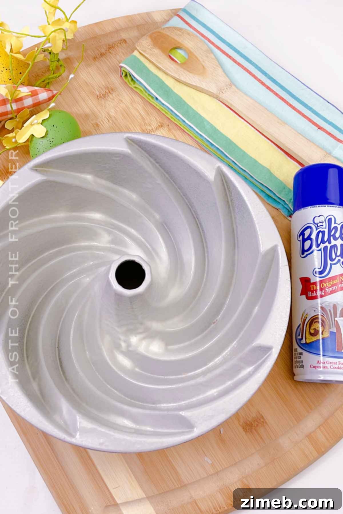 Three-Flavor Delight 5 supplies to make a bundt cake