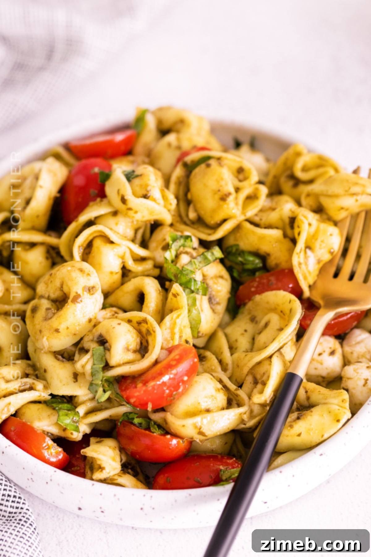 tortellini pesto pasta salad