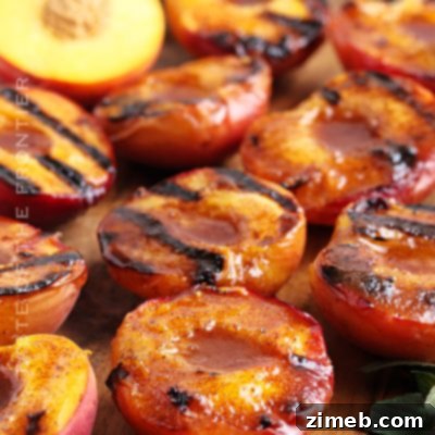 summer dessert with peaches