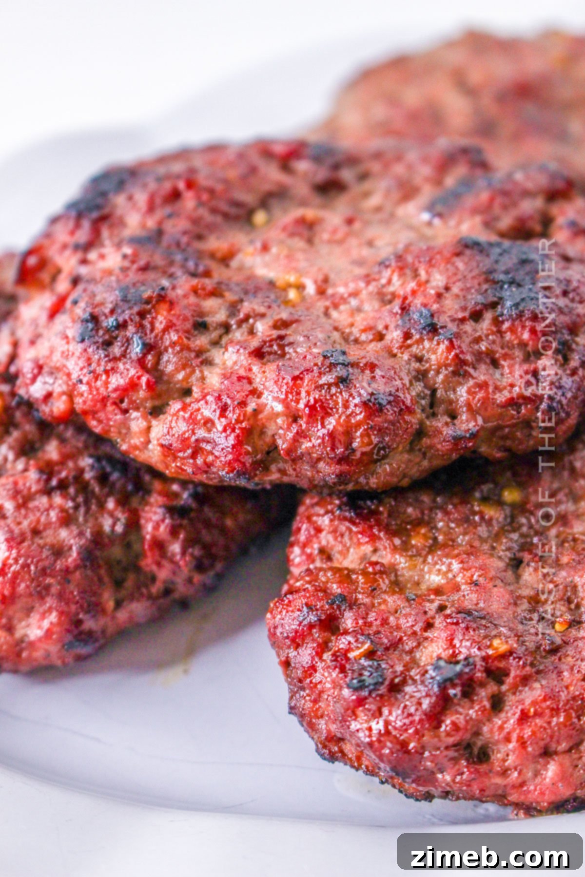 Juicy Grilled Teriyaki Burgers with Grilled Pineapple