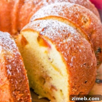 Peach Cobbler Pound Cake
