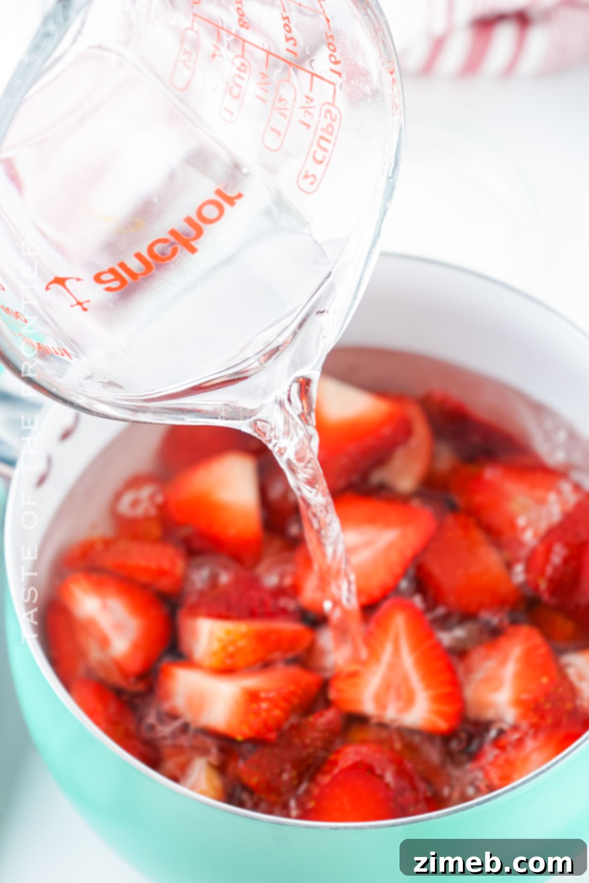 how to make Strawberry Simple Syrup