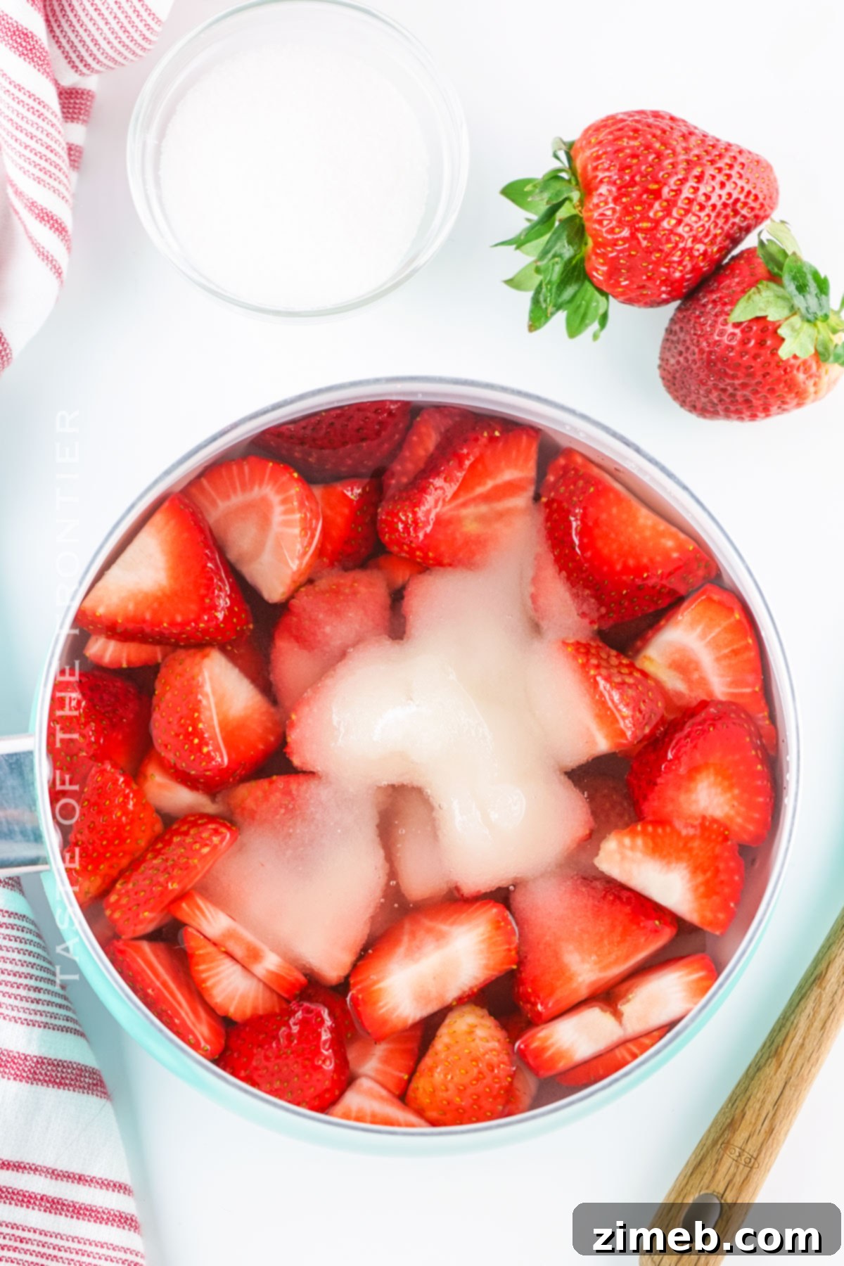 adding the sugar