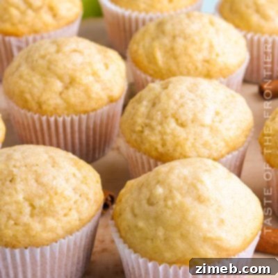 A basket of Easy Apple Cinnamon Muffins, warm and inviting for breakfast.