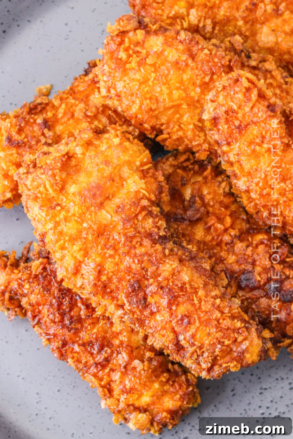 Crispy Cornflake Chicken Fry 16 chicken tenders crispy
