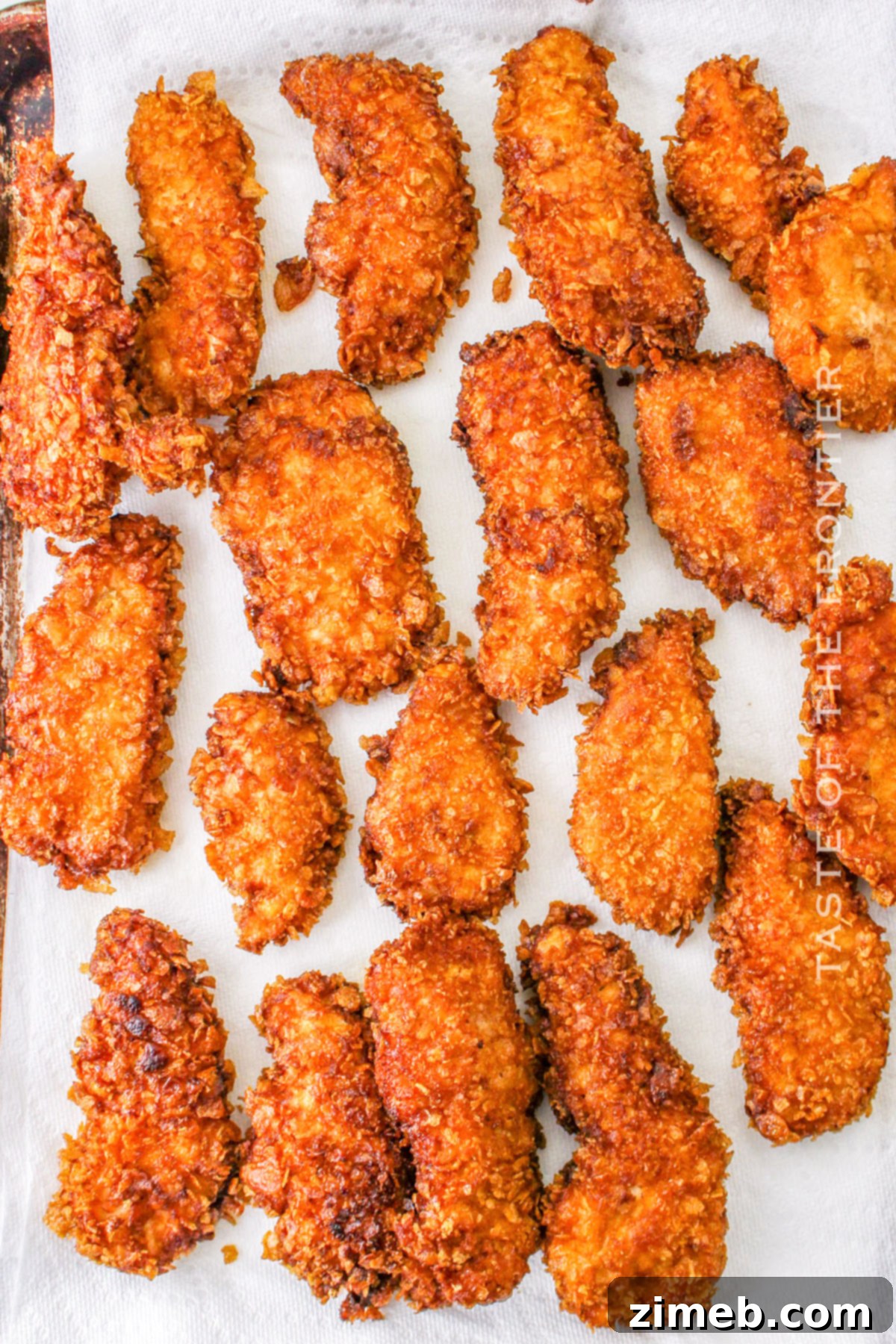 Crispy Cornflake Chicken Fry 7 crunchy chicken tenders