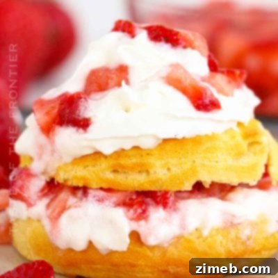 Air Fryer Strawberry Shortcake