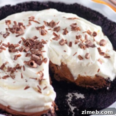 Chocolate Cream Pie - sweet dessert