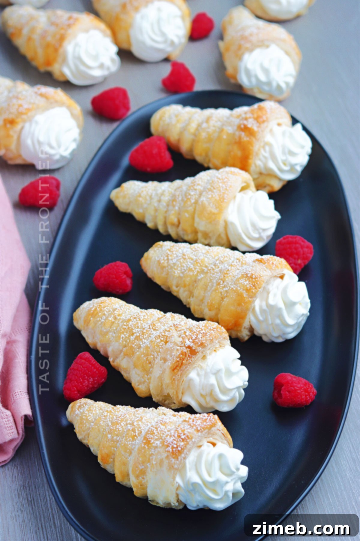 Cream Horns as a party dessert