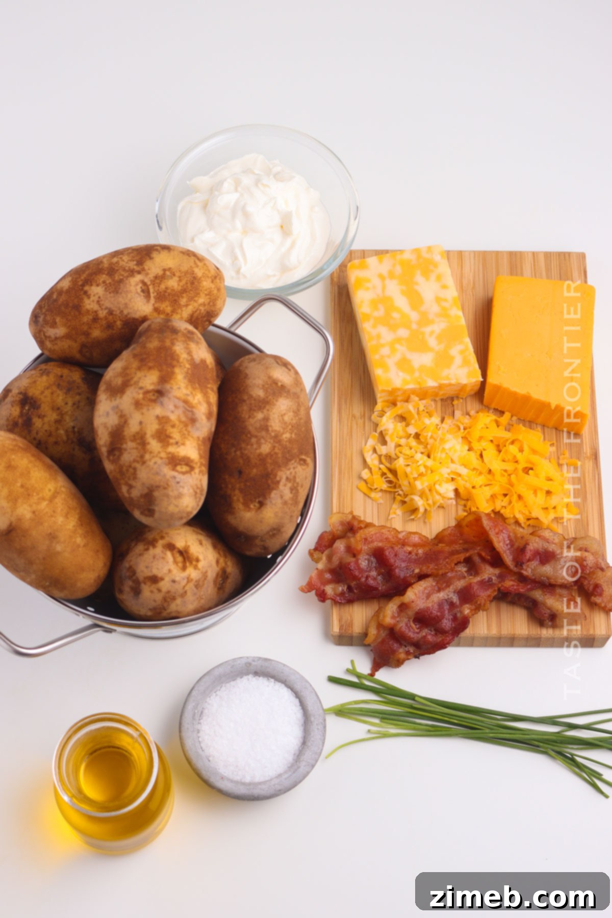 Smoky Potato Shells 4 Smoked Potato Skins ingredients