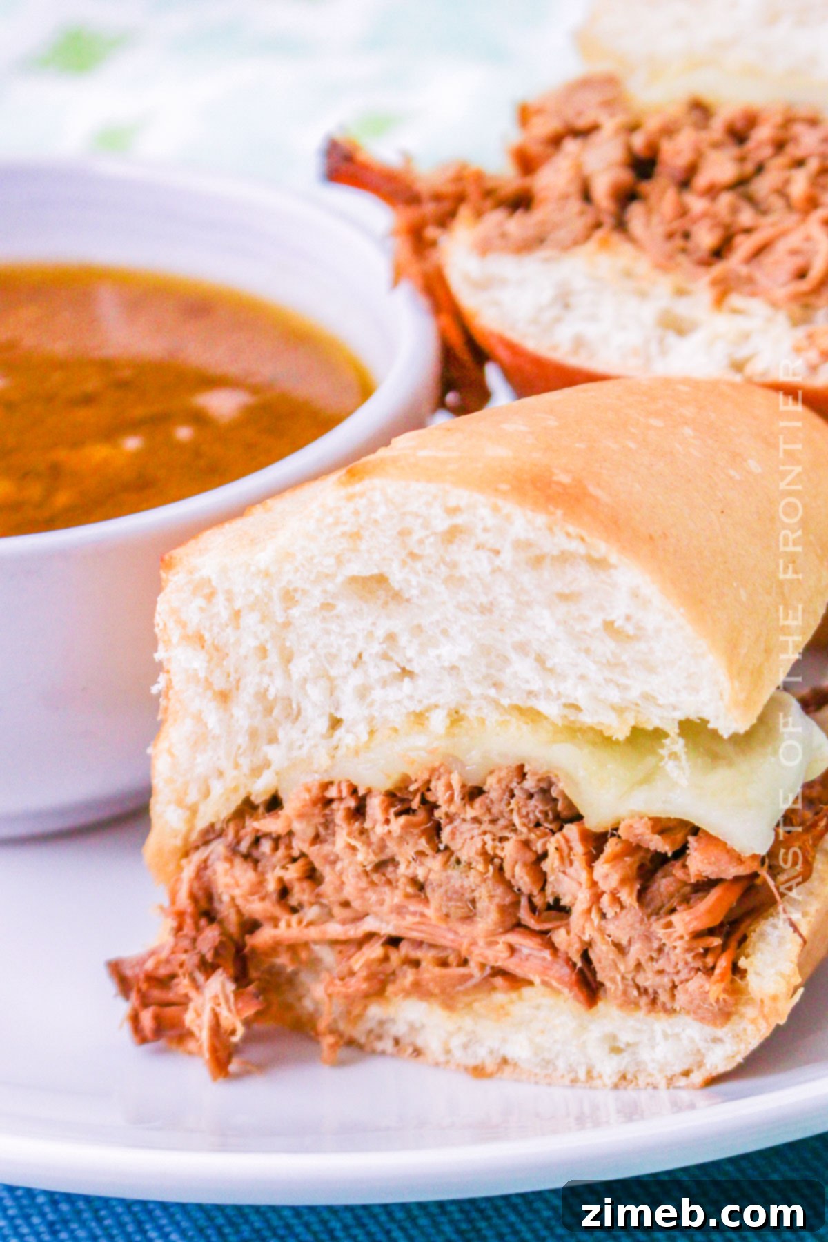 french dip wih provolone