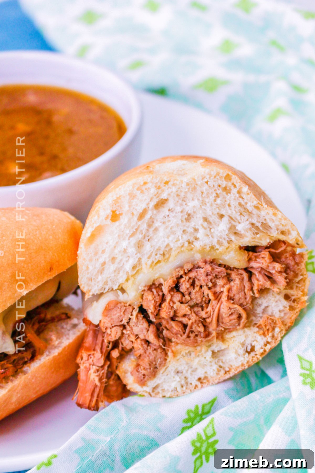 au jus and beef
