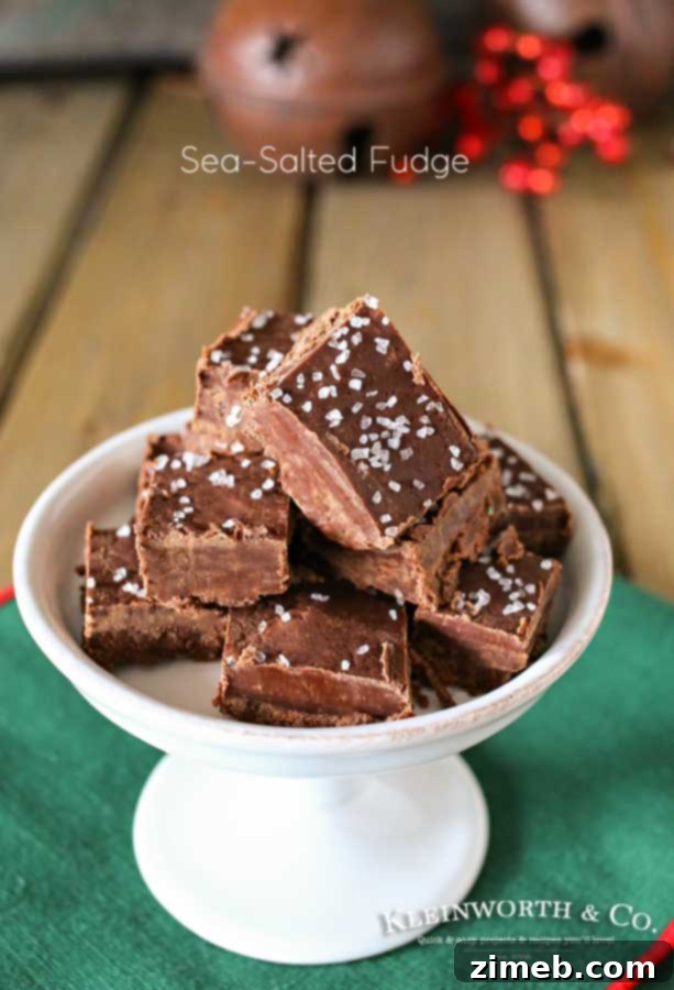 Ocean Kissed Fudge 3 Sea-Salted Fudge