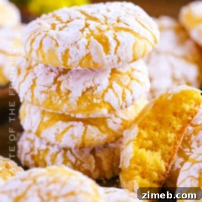 Easy Lemon Cake Mix Cookies