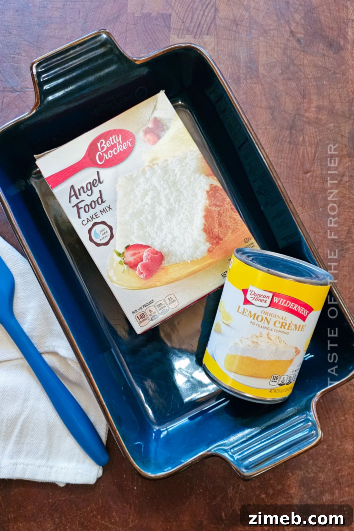 Lemon Cake Mix Bar Ingredients