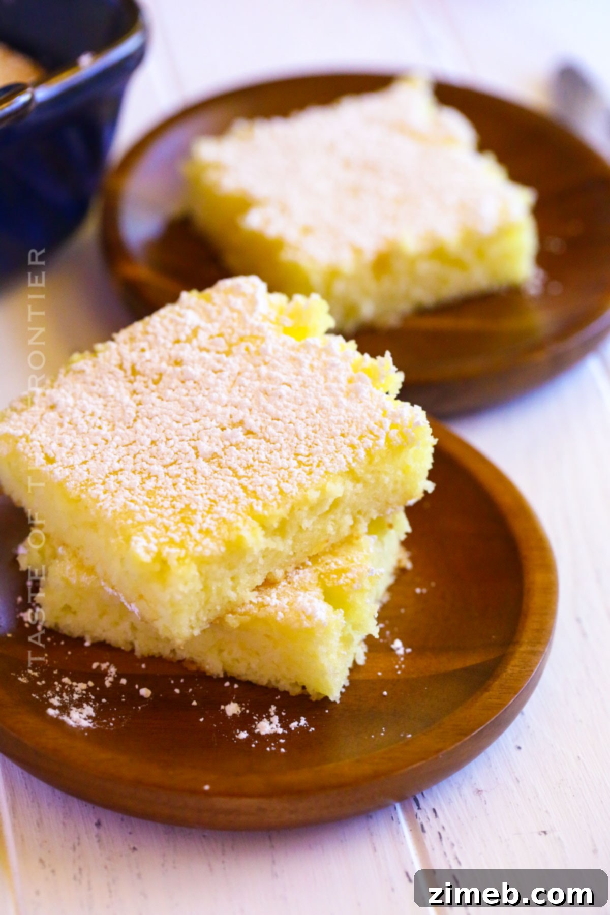 Serving Lemon Dessert for Summer