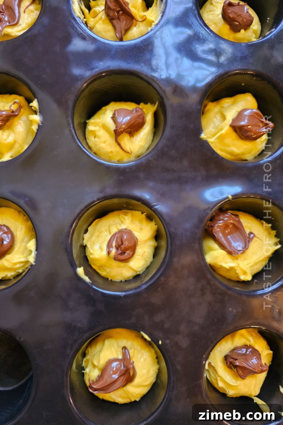 how to make Nutella Muffins