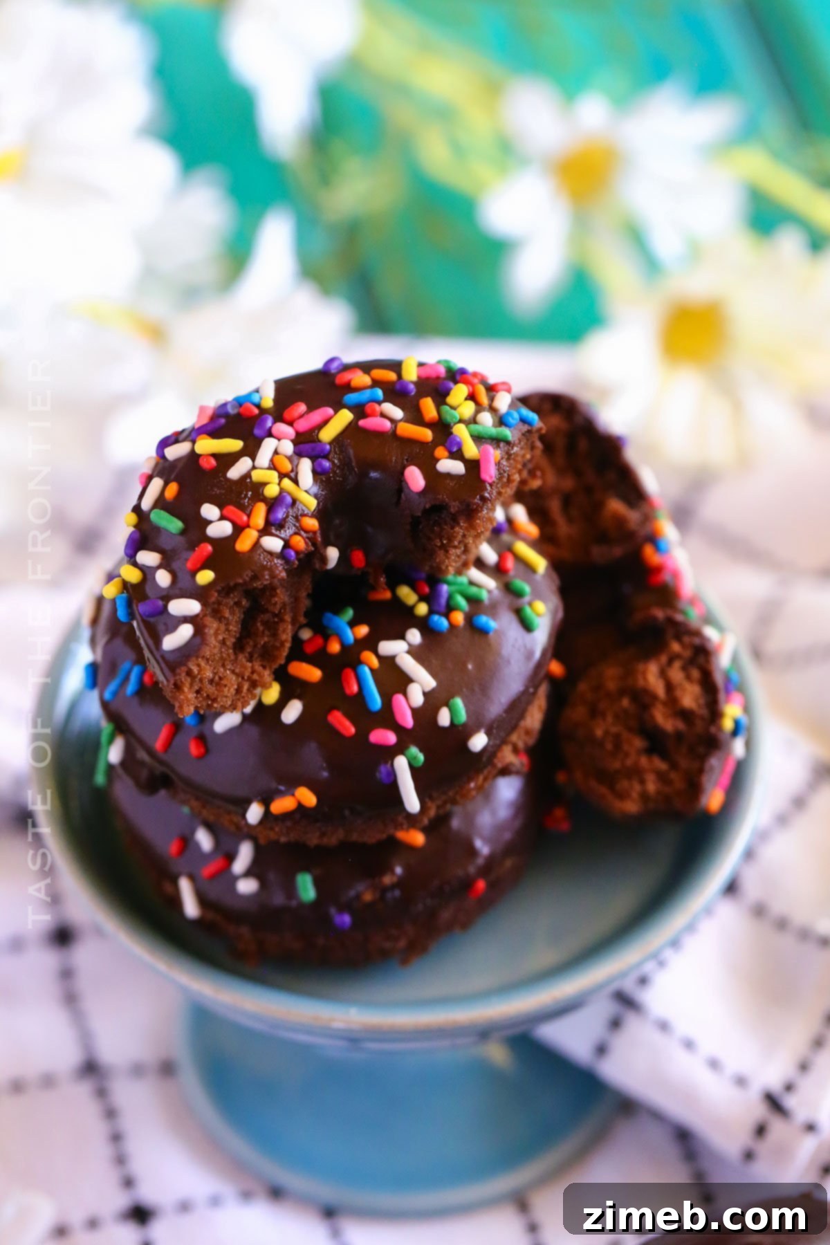 Bronuts 3 Bronuts made with brownie mix - a simple and delicious recipe for homemade chocolate donuts