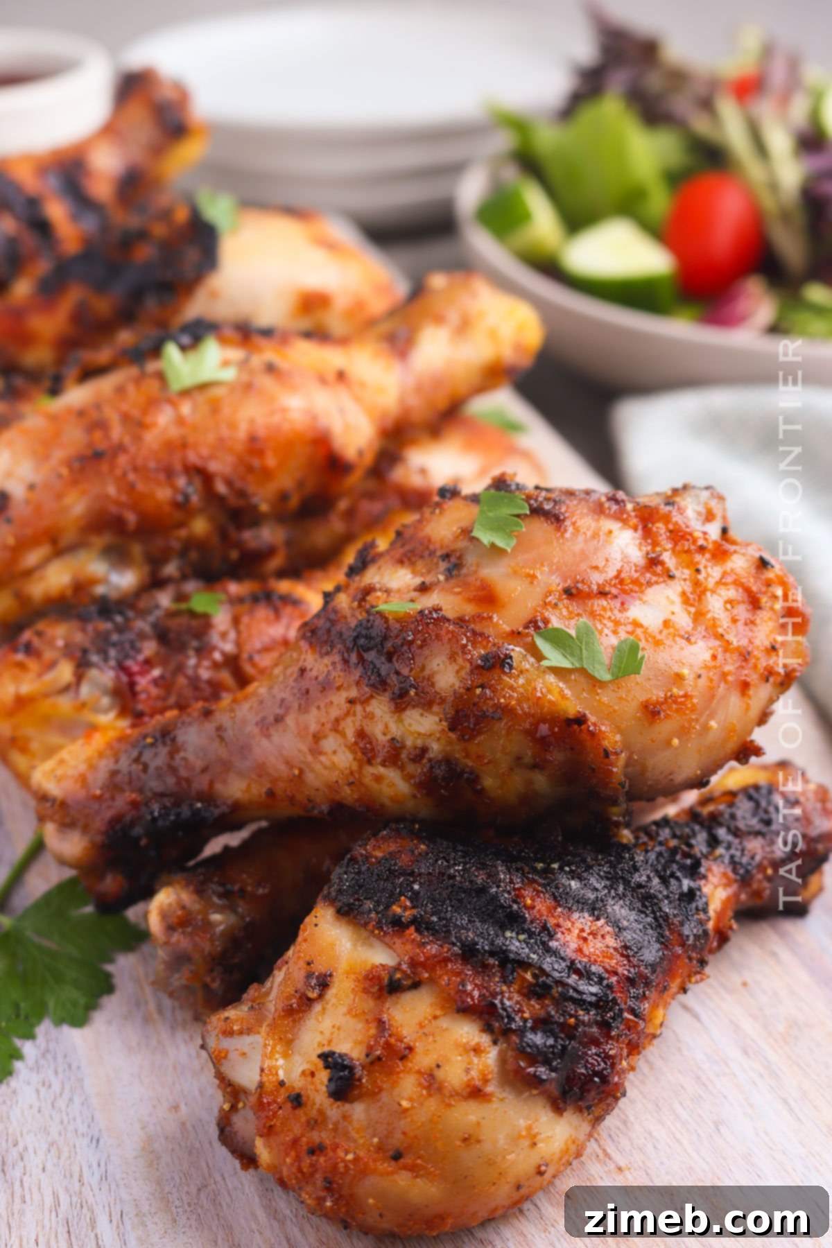 Perfectly Grilled Chicken Drumsticks