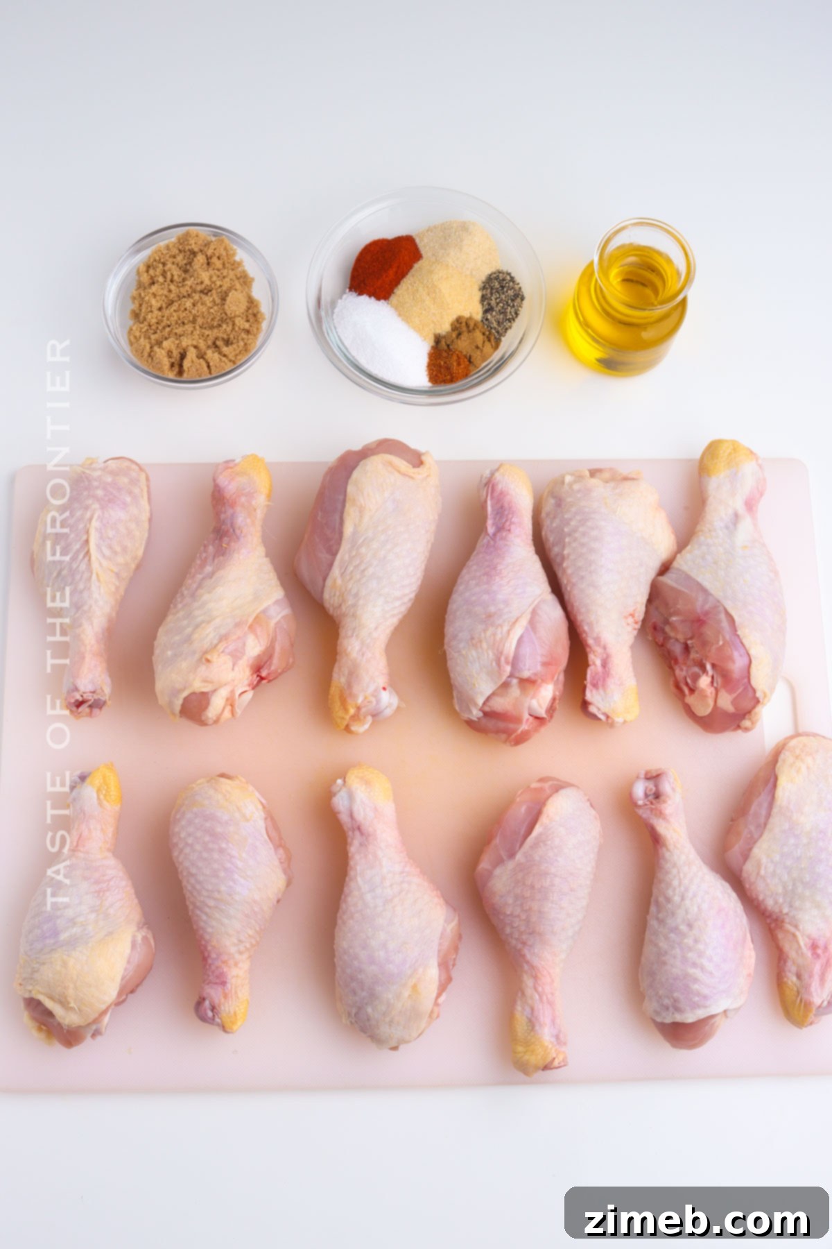 Ingredients for Grilled Chicken Drumsticks