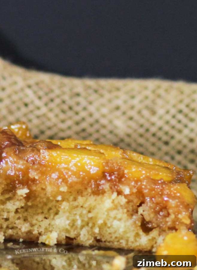 Golden Pineapple Delight 5 Homemade Pineapple Upside-Down Cake served with whipped cream