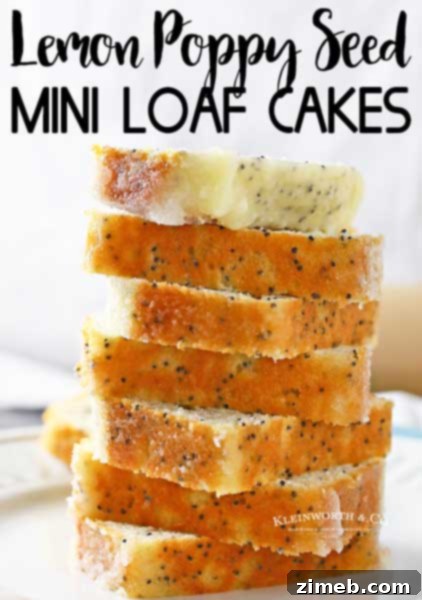 Golden Pineapple Delight 9 Lemon Poppy Seed Mini Loaf Cakes