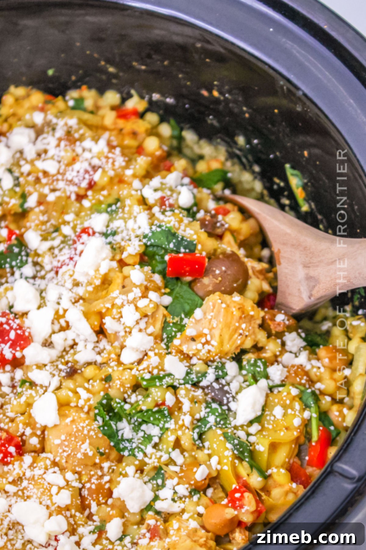 slow cooker chicken dinner, perfect for meal prep
