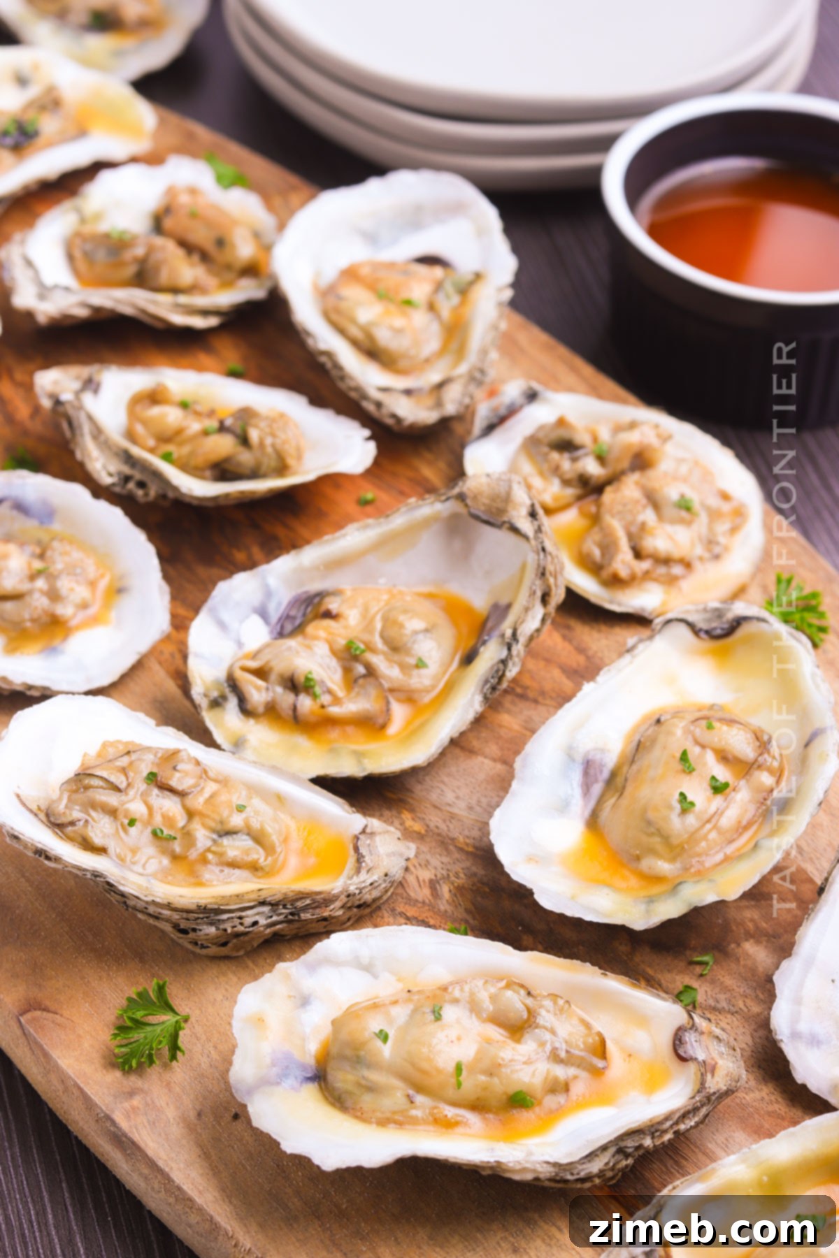 making blue point oysters