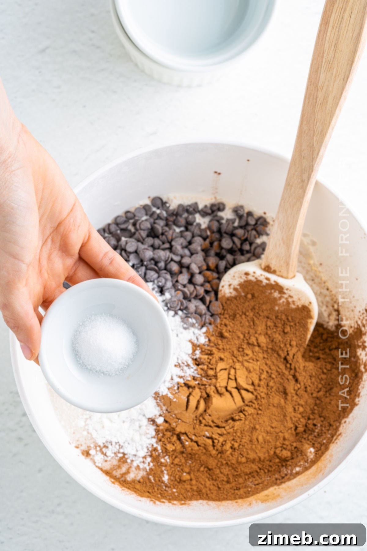 Steps on how to make Double Chocolate Muffins at home.