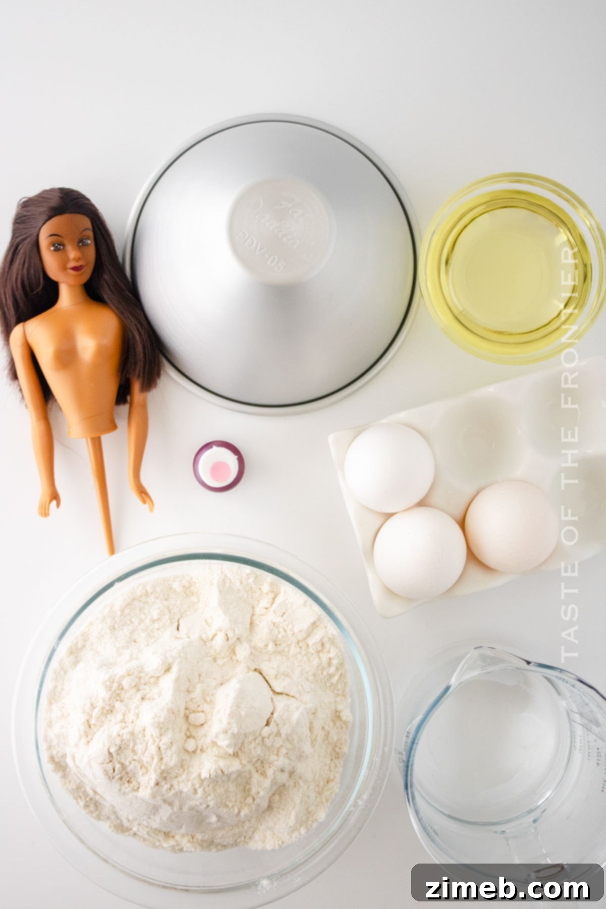 Barbie Cake Design ingredients
