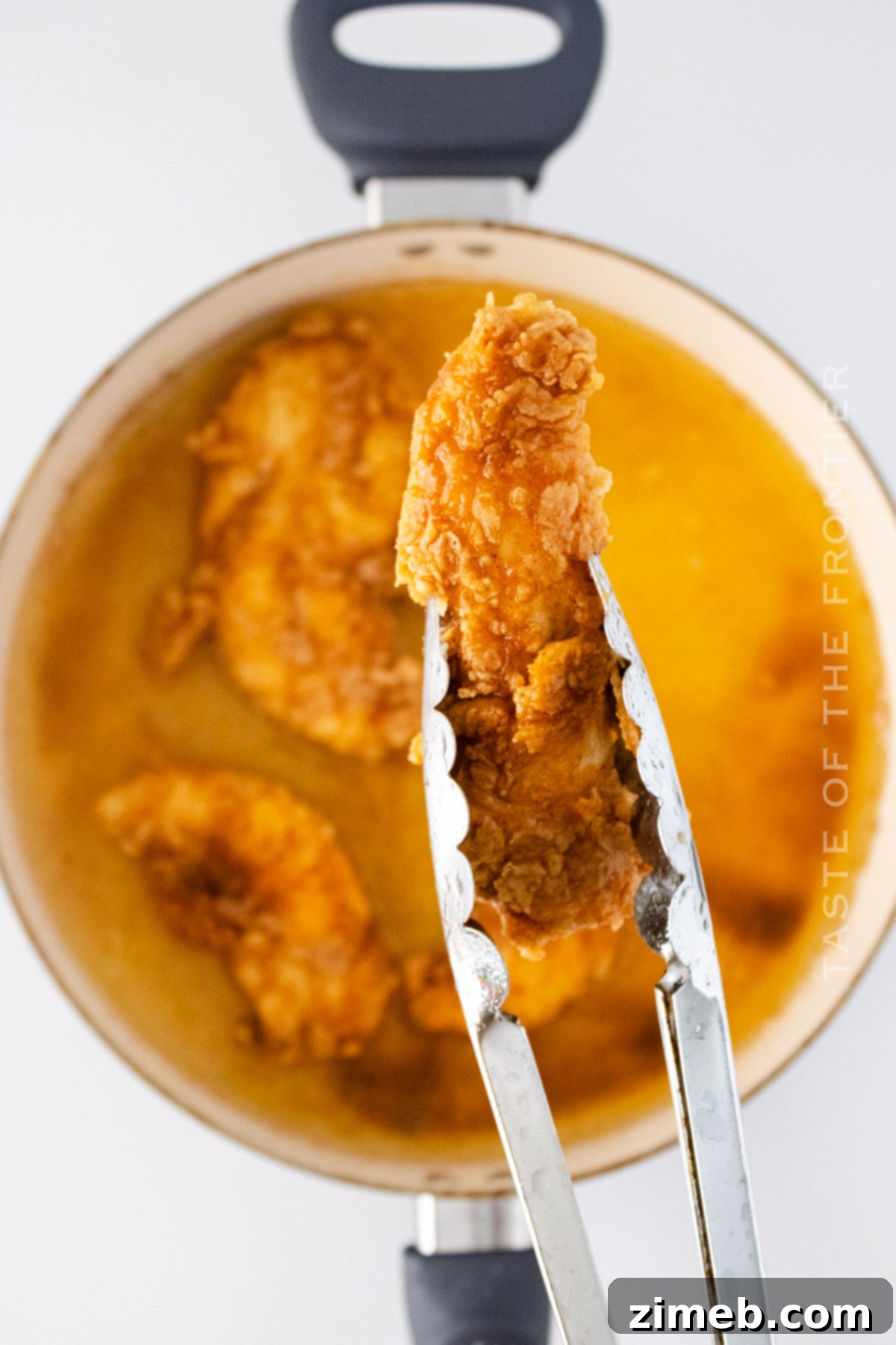 frying chicken tenders