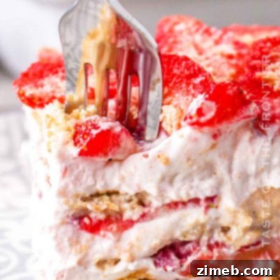 Strawberry Icebox Cake